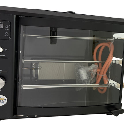 Churrasqueira a Gás Link Brazil com 3 Espetos Automáticos de Aço Inoxidável