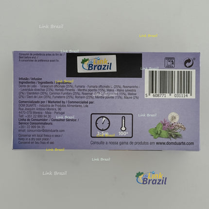 Chá Colesterol Dom Duarte 20 saches 30g