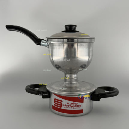 Cuscuzeira Peitinho Aluminio São Francisco