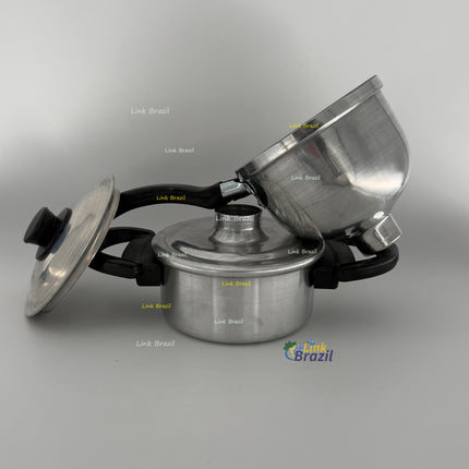 Cuscuzeira Peitinho Aluminio São Francisco