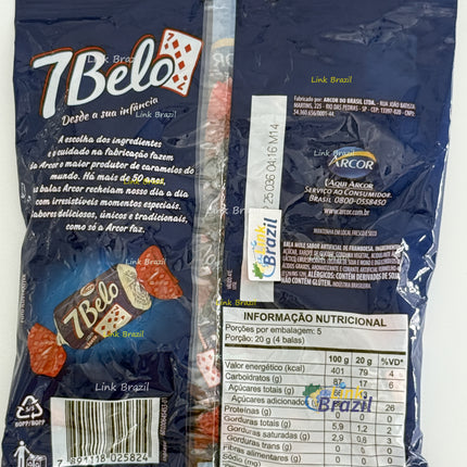 Bala 7 Belo Framboesa 100g