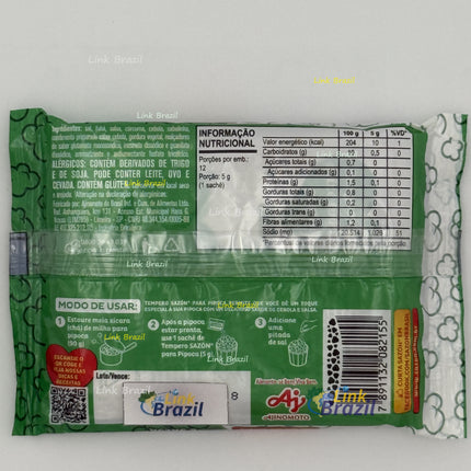 Sazon Tempero para Pipoca Cebola e Salsa 60g
