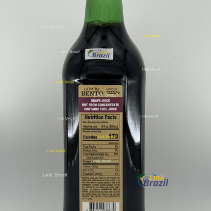 Suco Integral de Uva Casa de Bento 1L