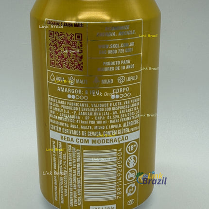 Cerveja Skol Pilsen Lata 350ml