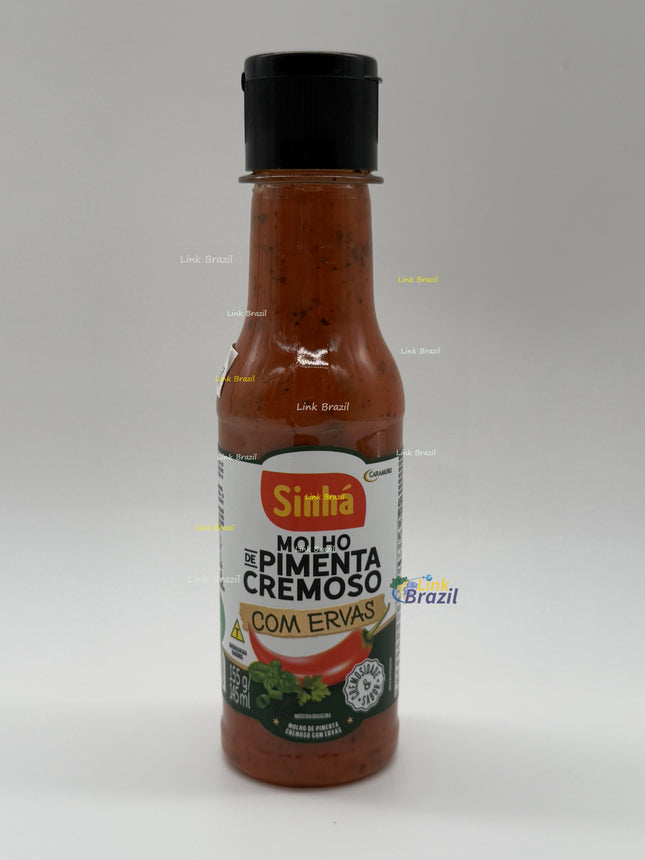 Molho de Pimenta Cremoso com Ervas Sinhá 145ml