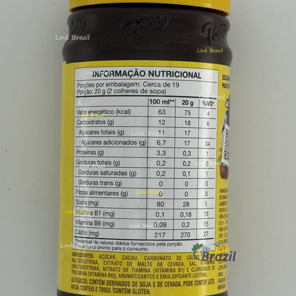 Achocolatado em Pó Toddy 370g