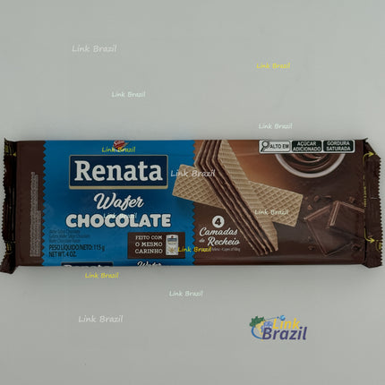 Biscoito Wafer Chocolate Renata 115g