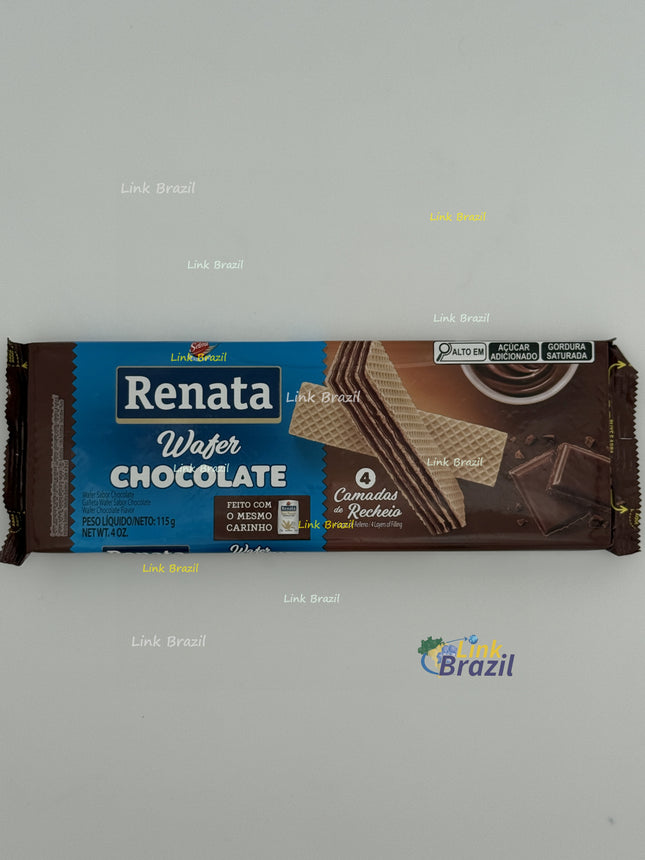Biscoito Wafer Chocolate Renata 115g