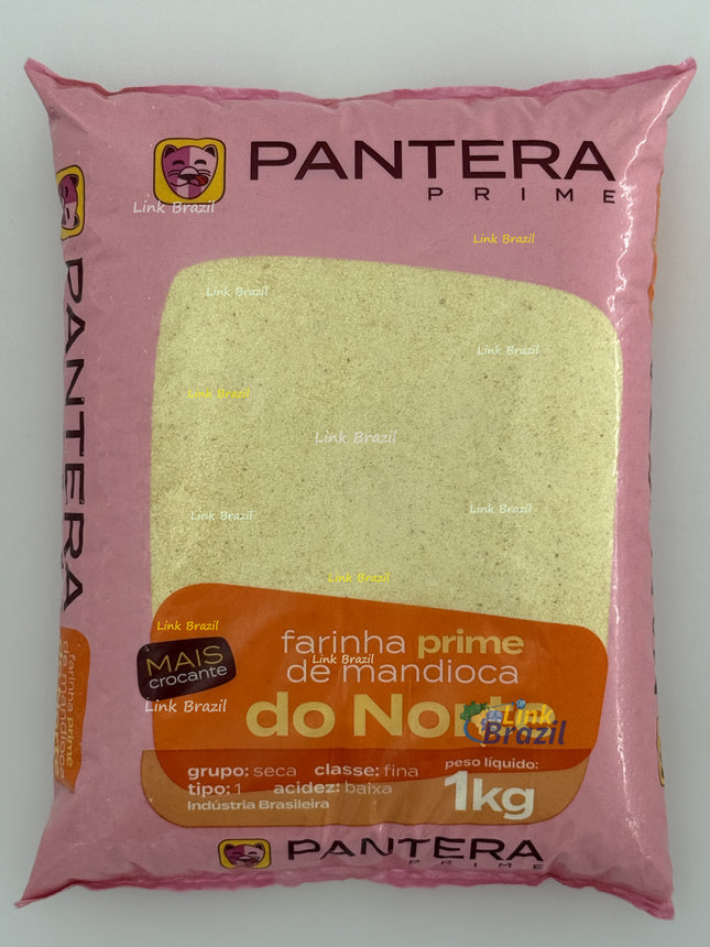 Farinha Prime de Mandioca do Norte Tipo 1 Pantera 1Kg