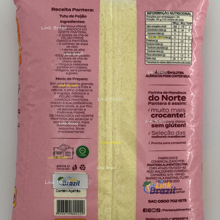 Farinha Prime de Mandioca do Norte Tipo 1 Pantera 1Kg