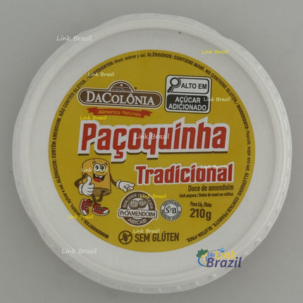 Paçoca de Amendoim Rolha Tradicional 210g