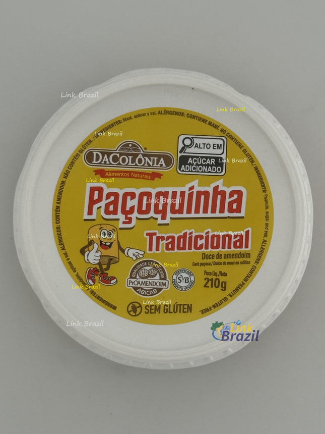 Paçoca de Amendoim Rolha Tradicional 210g