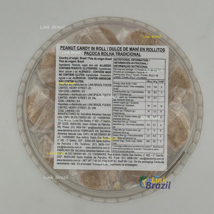 Paçoca de Amendoim Rolha Tradicional 210g