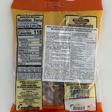 Rapadura Especial Dacolônia 160g