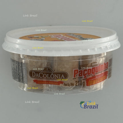 Paçoca de Amendoim Rolha com Açucar Mascavo 210g