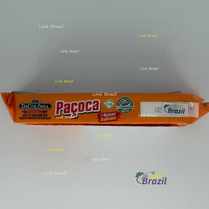 Paçoca de Amendoim Retangular com Açucar Mascavo 180g