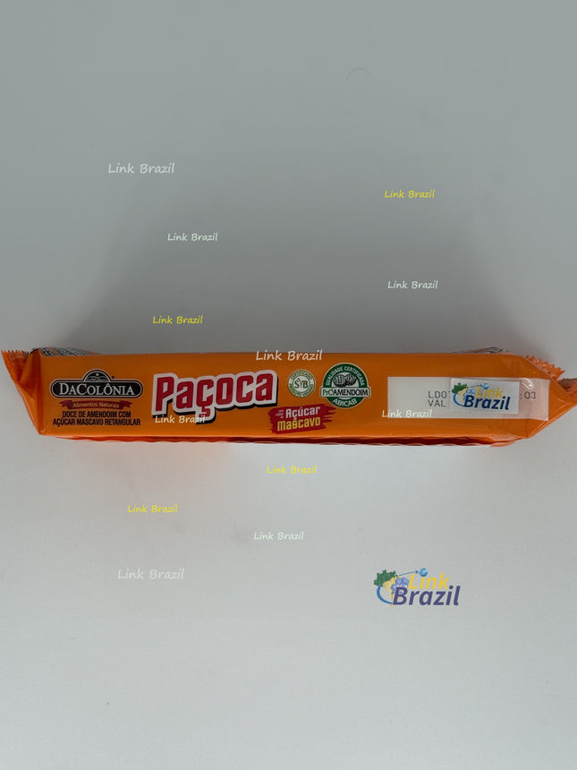 Paçoca de Amendoim Retangular com Açucar Mascavo 180g