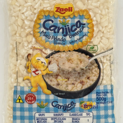 Canjica Branca Tipo 1 Zaeli 500g