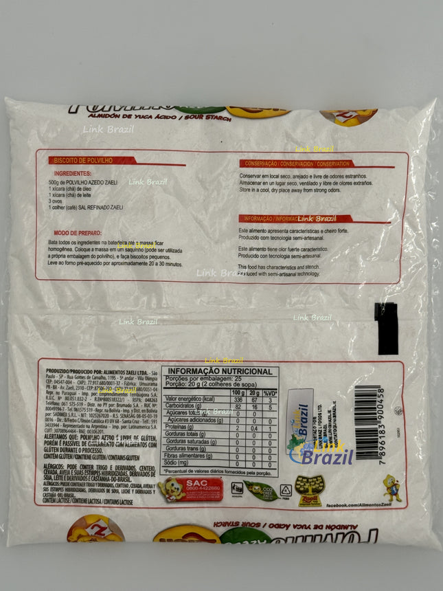 Polvilho Azedo Zaeli 500g