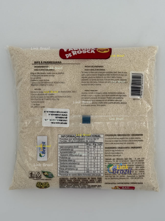 Farinha de Rosca Zaeli 500g
