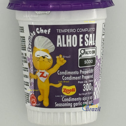Tempero Completo Alho e Sal Zaeli 300g