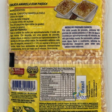 Canjica Amarela Zaeli 500g