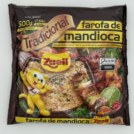 Farofa de Mandioca Tradicional Zaeli 500g