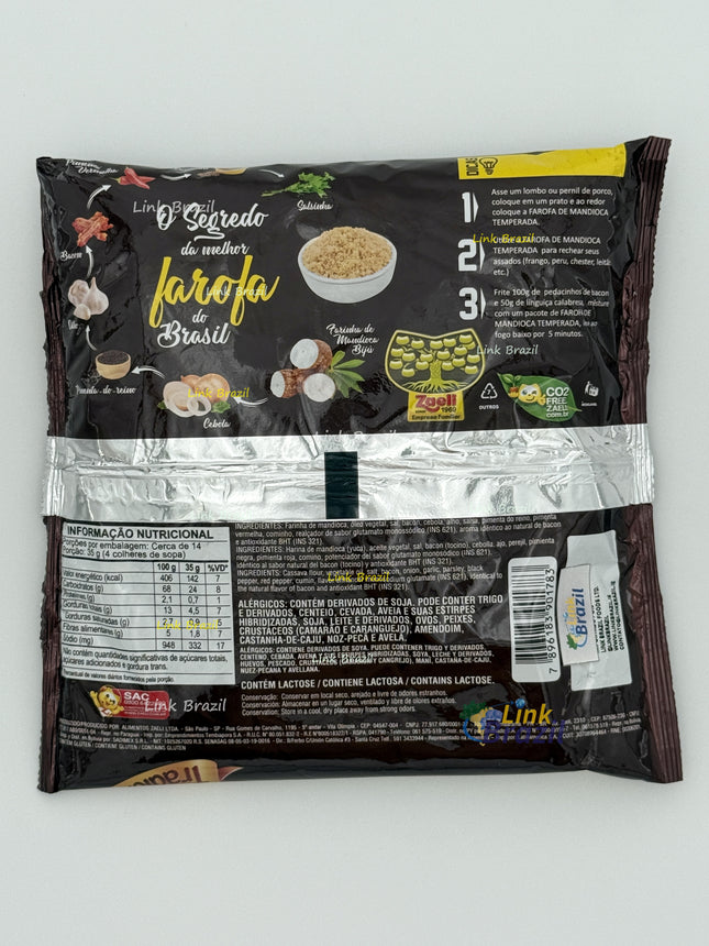 Farofa de Mandioca Tradicional Zaeli 500g