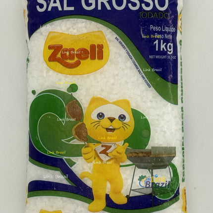 Sal Grosso para Churrasco Zaeli 1Kg
