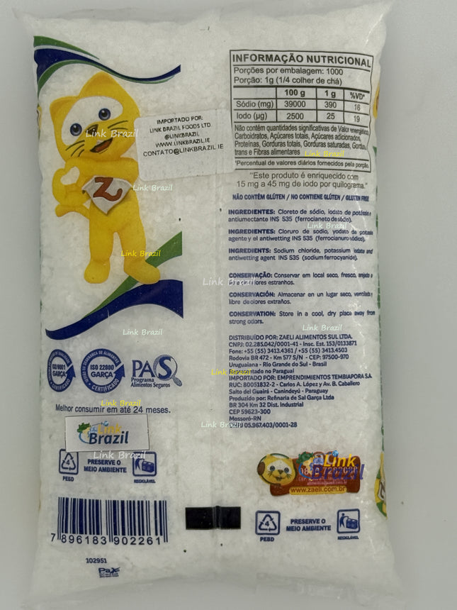 Sal Grosso para Churrasco Zaeli 1Kg