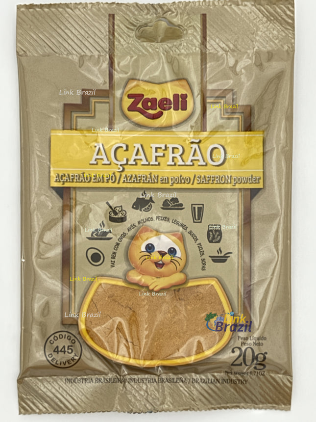 Açafrão em Pó Zaeli 20g