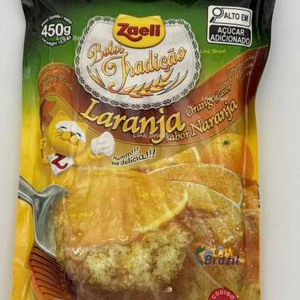 Mistura para Bolo de Laranja Zaeli 450g
