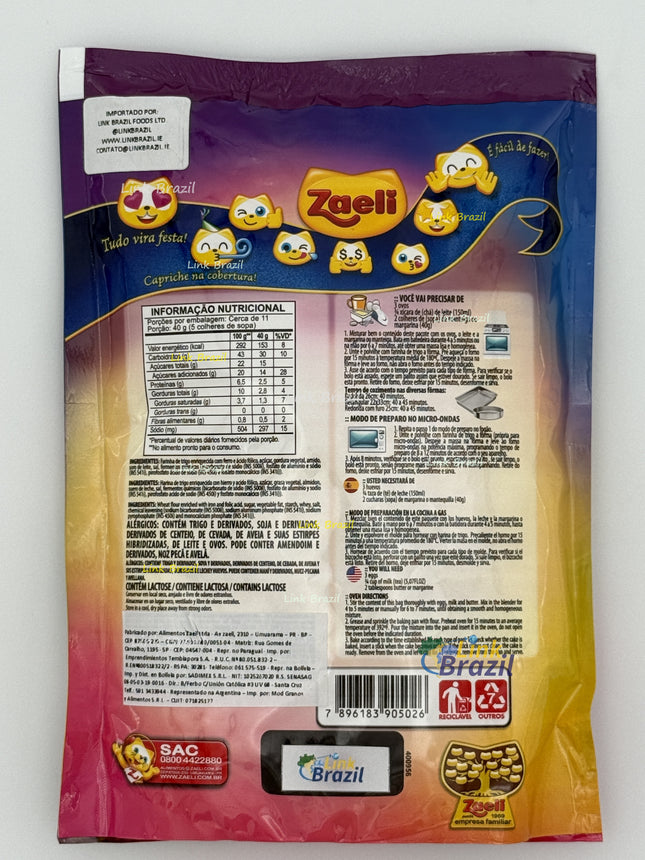 Mistura para Bolo Festa - Pão de Ló  Zaeli 450g