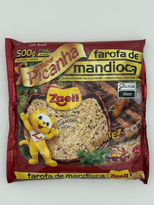 Farofa de Mandioca Picanha Zaeli 500g