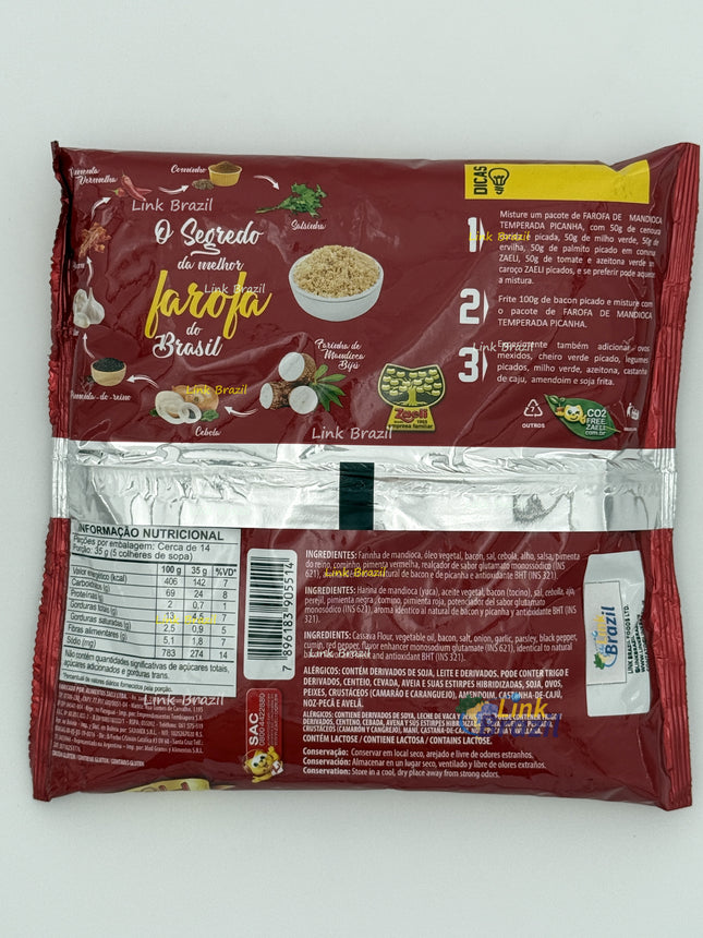 Farofa de Mandioca Picanha Zaeli 500g