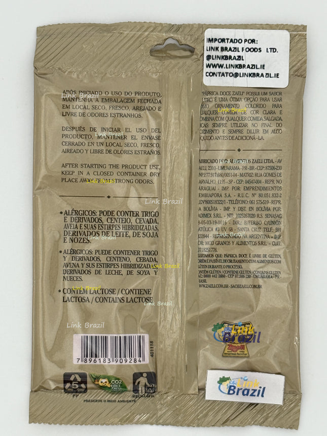 Páprica Doce Zaeli 30g