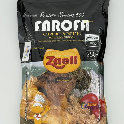 Farofa Crocante Soja e Mandioca Zaeli 250g