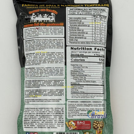Farofa Crocante Soja e Mandioca Zaeli 250g