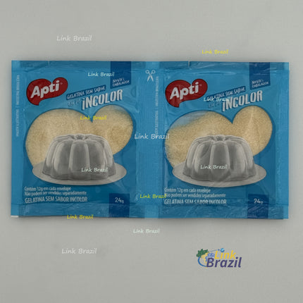 Gelatina sem Sabor em Pó Incolor Apti 24g