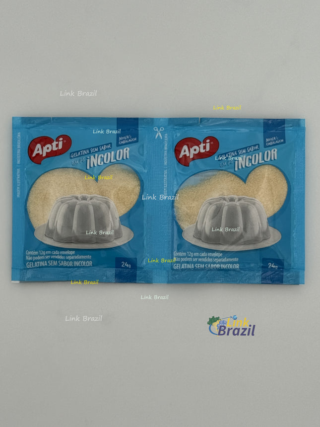 Gelatina sem Sabor em Pó Incolor Apti 24g