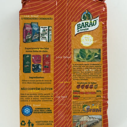 Erva Chimarrão Tradicional 500g Barão