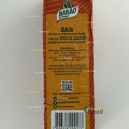 Erva Chimarrão Tradicional 500g Barão