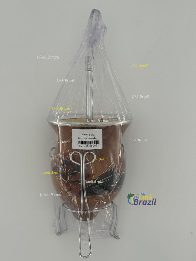 Cuia e Bomba para Chimarrão Ref 113