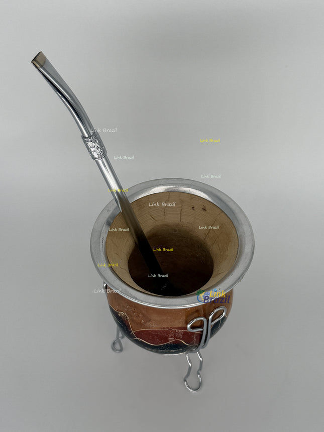 Cuia e Bomba para Chimarrão Ref 113