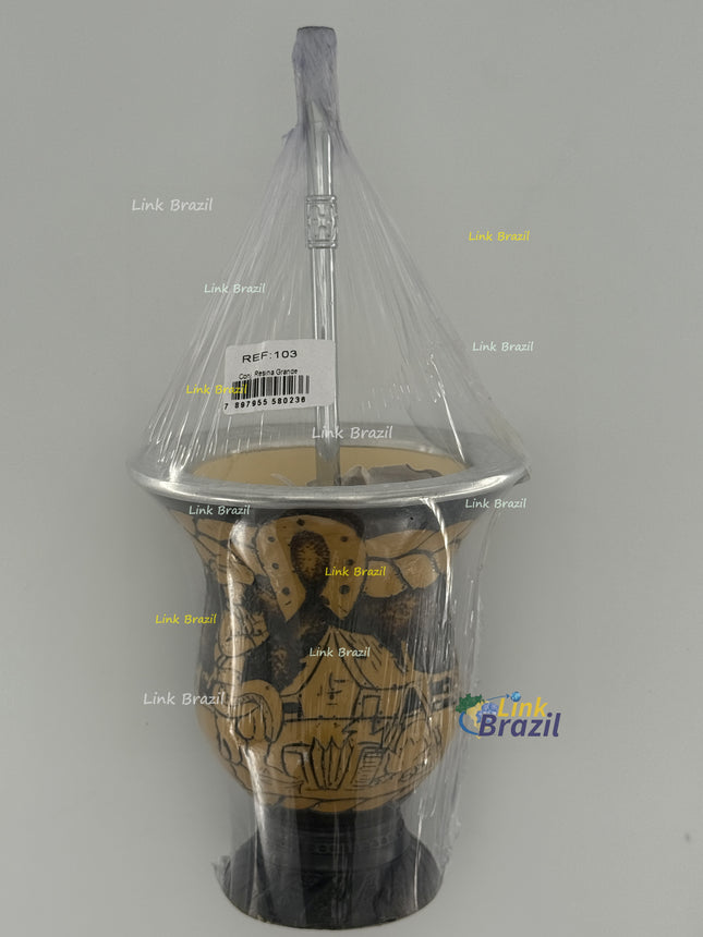 Cuia e Bomba para Chimarrão Ref 103