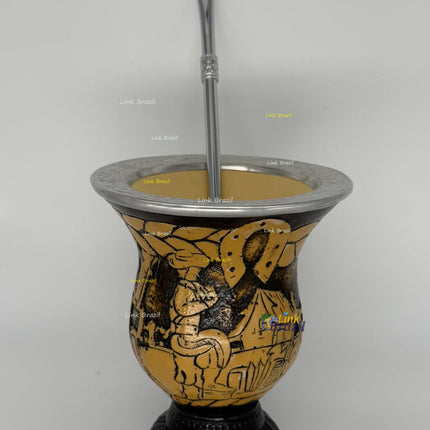 Cuia e Bomba para Chimarrão Ref 103