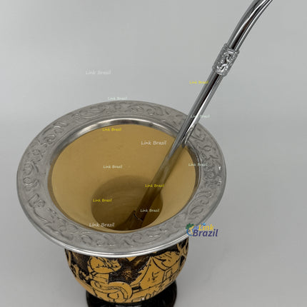 Cuia e Bomba para Chimarrão Ref 103