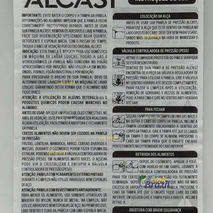 Panela de Pressão Panelux 4,5L