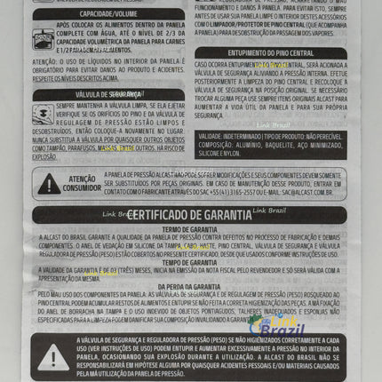 Panela de Pressão Panelux 4,5L