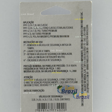 Válvula de Segurança Panelux